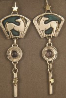 Horse/Stars Earrings